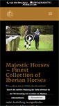 Mobile Screenshot of majestic-horses.com